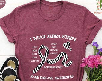 Rare Disease Awareness Shirt, Rare Disease Warrior Shirt, Awareness Month Tee, Patient Gifts, Chronic Illnesses Warrior Shirt, Warrior Shirt