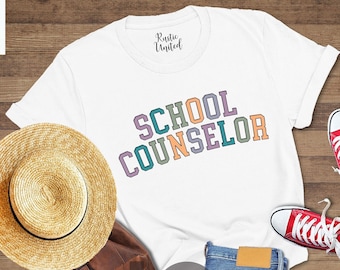 Counselor Shirt, Retro Teacher Shirts, Back To School Gift, Gift For Guidance Counselor, School Counseling Therapist, School Counselor Tee