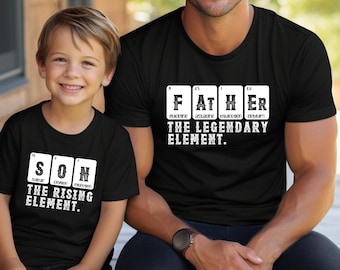 Father and Son Matching Shirts, Fathers Day Gift for Dad, Daddy and Baby Tshirts, Fathers Day Shirt Dad and Son, Gift for Husband, Dad to Be