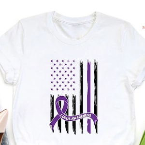 American Flag Lupus Awareness Shirt, Lupus Warrior Shirt, Lupus Shirt, Lupus Fighter T-shirt, Lupus Shirt Men, Lupus Support Family Shirt