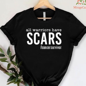 All Warriors Have Scars Shirt,Mens Cancer Survivor Shirt,Breast Cancer Women Shirt,Pink October Tshirt,Unisex Cancer Shirt,Cancer Aware Gift