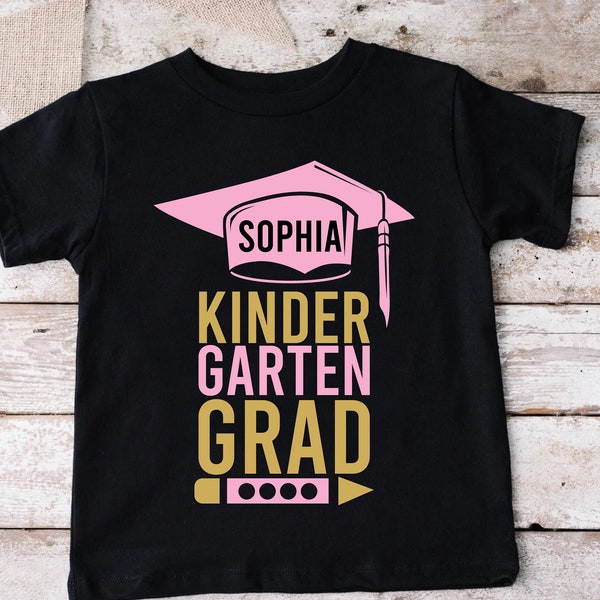 Custom Kindergarten Graduation Shirt, Kindergarten Grad Tshirt, Kindergarten Grad Gift, Senior Class 2036, Personalized Name Graduation Tee