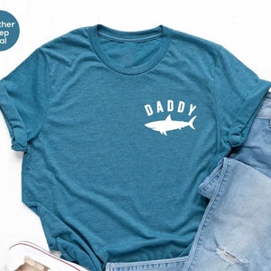 Daddy Shark tee, Fathers Day T-shirt, Daddy Shark , Fathers Day Gift, Shark Daddy Tee, Shark Lover Fathers Day Tee, Funny T-shirt for Dads