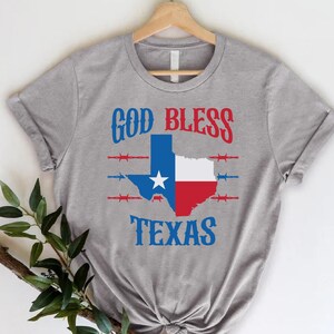 Texas Map Shirt, Defend the Border Tee, Texas Lover Shirt, God Bless Texas Shirt, Texas Tee Shirt, Patriotic Texas Shirt, Hold the Line