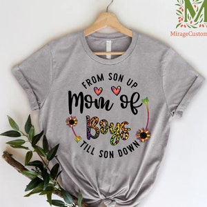 Mom Tshirt, Mom of Boys Shirt, Mothers Day Gift for Mama, Mom of Boys Gifts, Cute Mom Shirt, Gift For Mom, Mama Present, Mom Birthday Gift