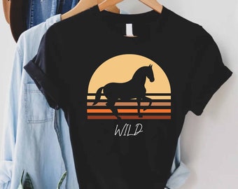 Wild Horse Shirt, Wild Horses Tee, Shirt For Horse Lover, Horse Shirt For Farmer, Animals Shirt, Horse Lover Gift, Native Wild Spirit Shirt