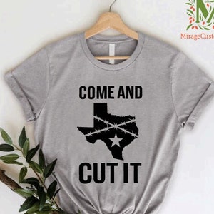 I Stand With Texas Shirt, Patriotic USA Shirt, Texas Support T-shirt, Come And Cut It Shirt, Texas Border Tee, Texan Gift Shirt, Texas Tee