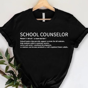 School counselor shirt, teacher shirt, Back to School Gift, School Counseling Therapist, Gift For Guidance Counselor, Counselor Gift