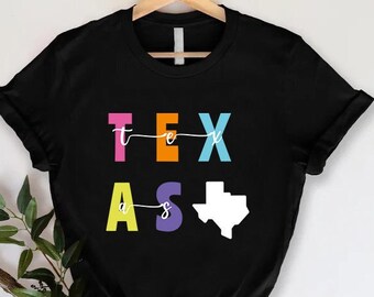 Vintage Texas T-shirt, Trend Texas Shirt, Texas Map Tee, Gift for Texas Lover, Texas State T-shirt, Women Texas T-Shirt, Texas Home Shirt