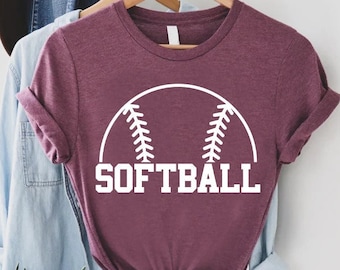 Softball Tshirt, Half Softball Shirt, Softball Game Day Shirt, Softball Gifts, Softball Game Day, Womens Softball Tee, Softball Lover Shirt