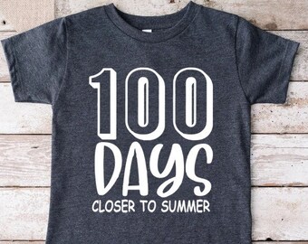 Funny 100 Days Of School Shirt, Summer Vibes School Shirt, 100 Days Student Shirt, Funny Student Tee, 100 Days Party Shirt, Gift For Student