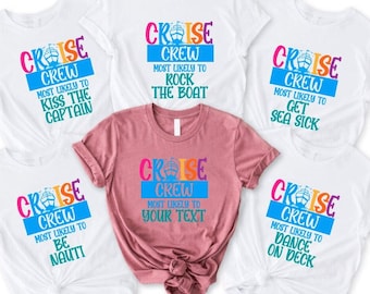 Matching Most Likely To Cruise Shirts,Cruise Crew Tshirt,Cruise Gifts,Cruise Squad Tees,Family Matching Cruise Shirt,Cruise Vacation Shirt