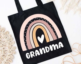 Grandma Tote Bag, Gigi Tote Bag, Grandma Gift, Nana Tote Bag, Grammy Tote Bag, Mothers Day Gift, New Baby Gift, Baby Reveal Ideas, Mimi Bag