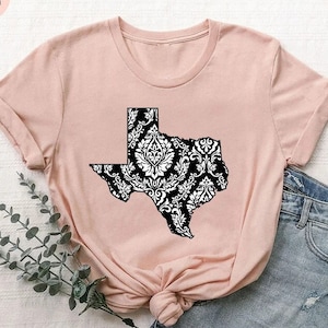 Trend Texas Shirt, Gift for Texans, Texas Map Tee, Texas Mandala T-shirt, Texas Gifts For Women, Home State Shirt, Texas Lover T-shirt