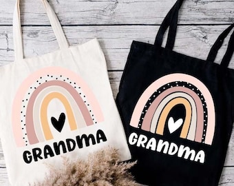 Grandma Tote Bag, Cute Nana Tote Bag, Gift For Grandma, Nana Tote Bag, Grammy Tote Bag, Mothers Day Gift, New Baby Gift, Gigi Birthday Gift