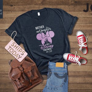 Disney Shirt Women, Mother Daughter Matching Shirt, Best Disney Trip Partners Shirt, Mother's Day Gift, Mama and Me Shirt, Disney Matching imagen 5