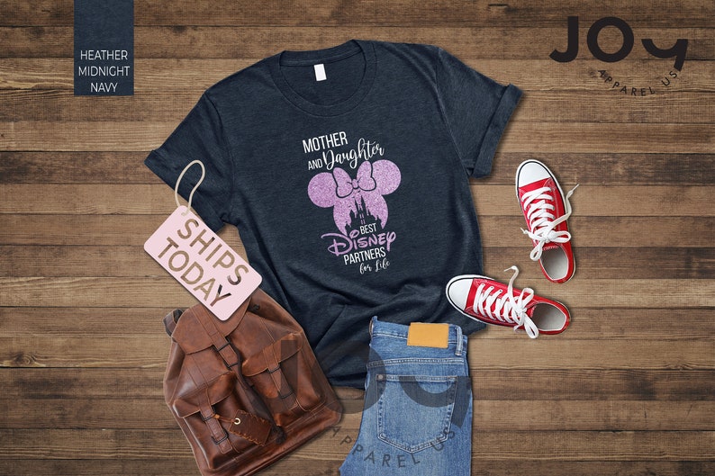 Disney Shirt Women, Mother Daughter Matching Shirt, Best Disney Trip Partners Shirt, Mother's Day Gift, Mama and Me Shirt, Disney Matching imagen 5