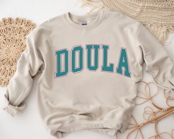 Retro Doula Sweatshirt, Birth Doula Sweatshirt, Gift for Doula, Postpartum Doula Shirt, Midwife Crewneck, Birth Coach Tshirt, Doula Gift