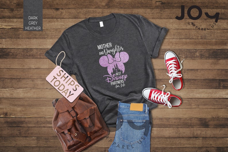 Disney Shirt Women, Mother Daughter Matching Shirt, Best Disney Trip Partners Shirt, Mother's Day Gift, Mama and Me Shirt, Disney Matching imagen 6