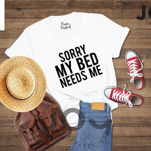 Funny Lazy Shirt, Sleeping Shirt, Lazy Day Shirt, Gift for Introvert, Sarcastic Shirt, Weekend Shirt for Mom, Stay Home T-shirt,Pajama Shirt image 6