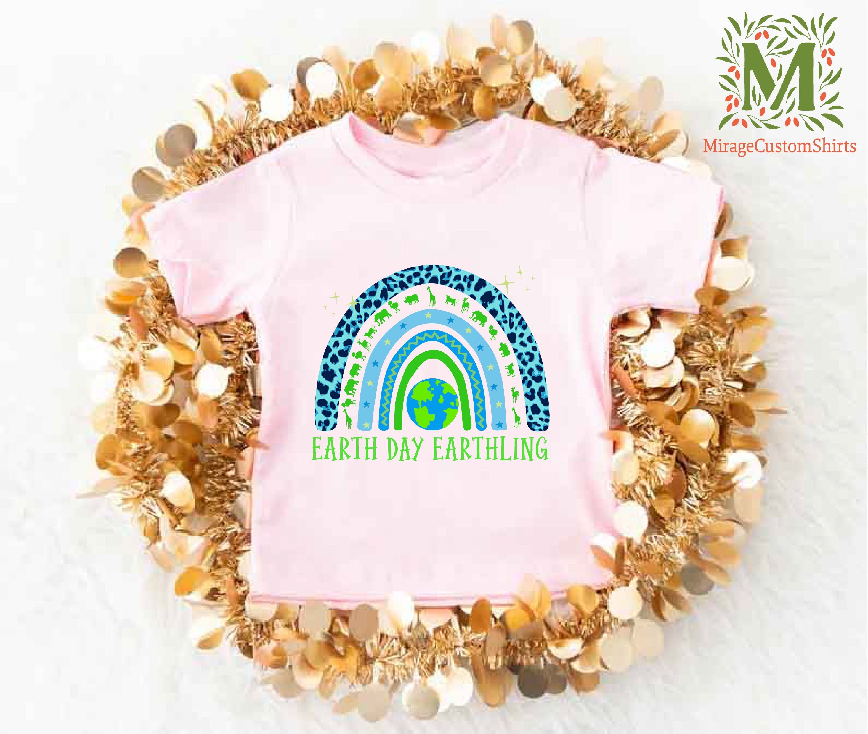 Earth Day Earthling T Shirt, Kids Earth Day Shirt, Earth Awareness Shirt, Activist T-Shirt, Environmental TShirt, Nature Lover Gift for Her