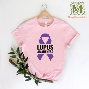 Lupus Awareness Tshirt,In May We Wear Purple Lupus Shirt,Purple Ribbon Lupus Tee,Lupus Fighter Shirt,Lupus Support Shirt, Lupus Warriors Tee