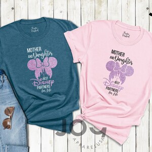 Disney Shirt Women, Mother Daughter Matching Shirt, Best Disney Trip Partners Shirt, Mother's Day Gift, Mama and Me Shirt, Disney Matching imagen 3