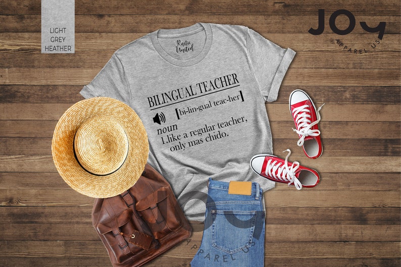 Bilingual Teacher, Definition Shirt, Maestra Shirt, Dual Language Teacher, Spanish Teacher Gift, Spanish Language Day Shirt, Mexican Teacher image 7