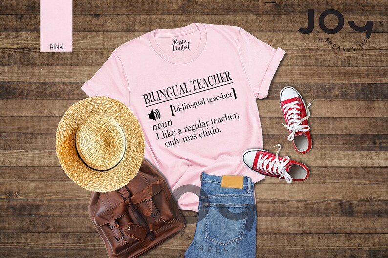 Bilingual Teacher, Definition Shirt, Maestra Shirt, Dual Language Teacher, Spanish Teacher Gift, Spanish Language Day Shirt, Mexican Teacher image 2
