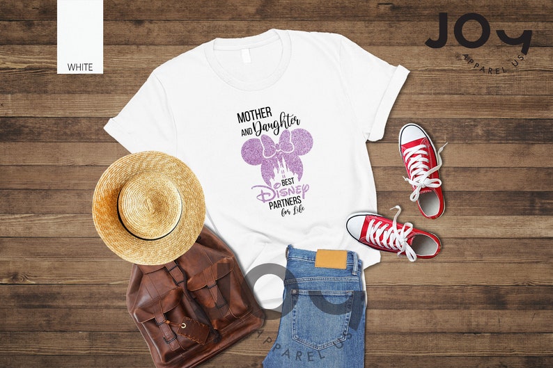 Disney Shirt Women, Mother Daughter Matching Shirt, Best Disney Trip Partners Shirt, Mother's Day Gift, Mama and Me Shirt, Disney Matching imagen 2