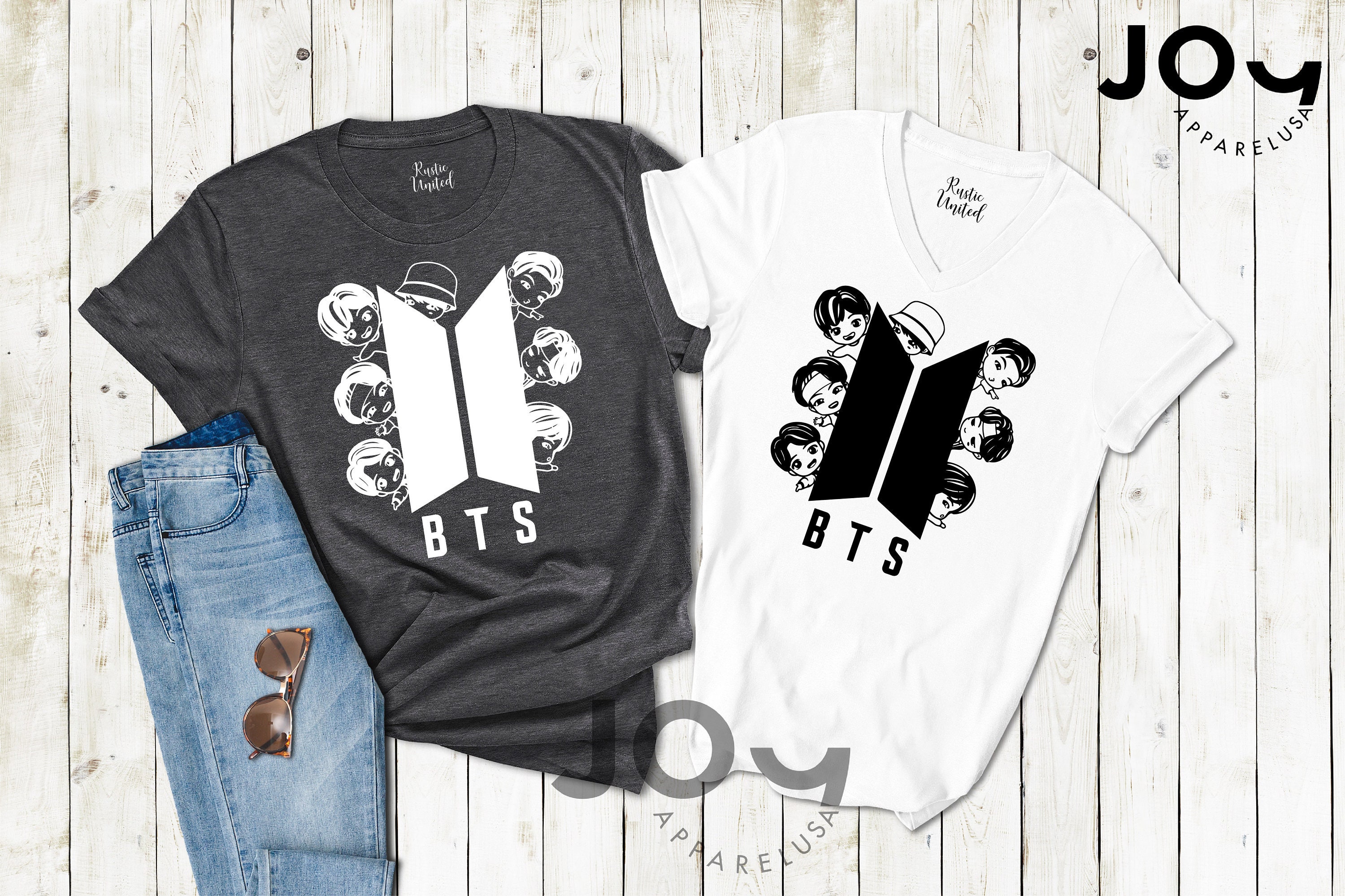 Discover BTS Bangtan Boys Group Banda KPop Camiseta para Hombre Mujer