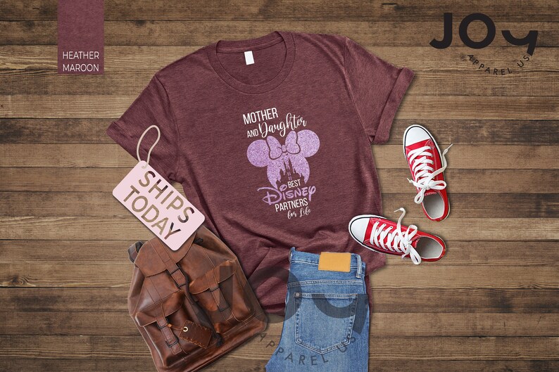 Disney Shirt Women, Mother Daughter Matching Shirt, Best Disney Trip Partners Shirt, Mother's Day Gift, Mama and Me Shirt, Disney Matching imagen 8