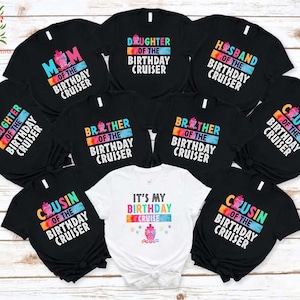 Birthday Cruise Crew Shirt, Family Birthday Cruise Shirts, Birthday Cruise Squad, Birthday Gifts for Family, Custom Birthday Cruise Tshirts