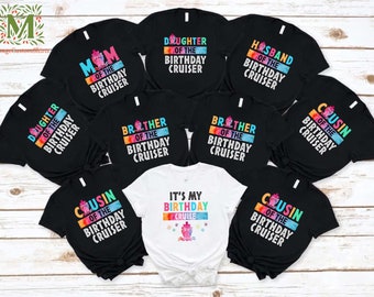 Birthday Cruise Crew Shirt, Family Birthday Cruise Shirts, Birthday Cruise Squad, Birthday Gifts for Family, Custom Birthday Cruise Tshirts