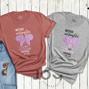 Disney Shirt Women, Mother Daughter Matching Shirt, Best Disney Trip Partners Shirt, Mother's Day Gift, Mama and Me Shirt, Disney Matching imagen 4