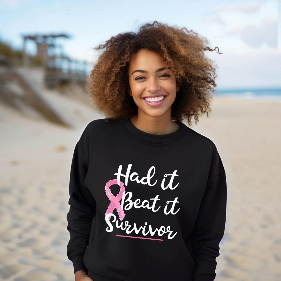 Pink Ribbon Breast Cancer Sweatshirt,cancer Awareness Sweatshirt,cancer ...