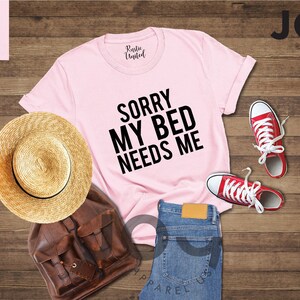 Funny Lazy Shirt, Sleeping Shirt, Lazy Day Shirt, Gift for Introvert, Sarcastic Shirt, Weekend Shirt for Mom, Stay Home T-shirt,Pajama Shirt image 4