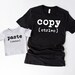 Copy Paste T Shirt,father and Baby Matching Shirts,mom and Baby Tees ...