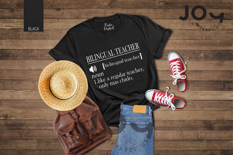 Bilingual Teacher, Definition Shirt, Maestra Shirt, Dual Language Teacher, Spanish Teacher Gift, Spanish Language Day Shirt, Mexican Teacher image 4