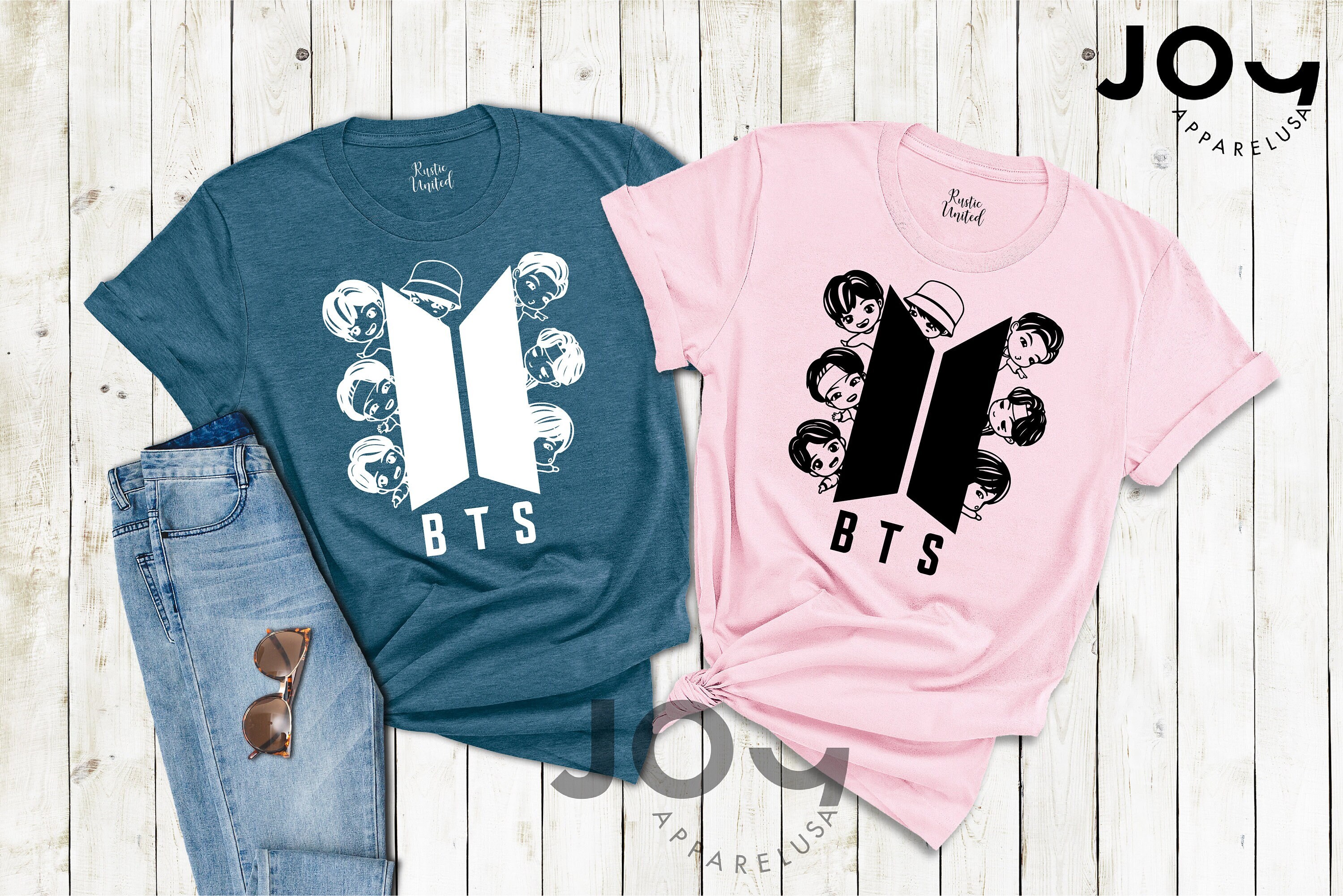 Discover BTS Bangtan Boys Group Banda KPop Camiseta para Hombre Mujer