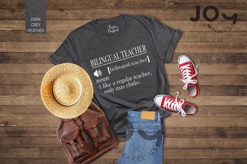 Bilingual Teacher, Definition Shirt, Maestra Shirt, Dual Language Teacher, Spanish Teacher Gift, Spanish Language Day Shirt, Mexican Teacher image 8