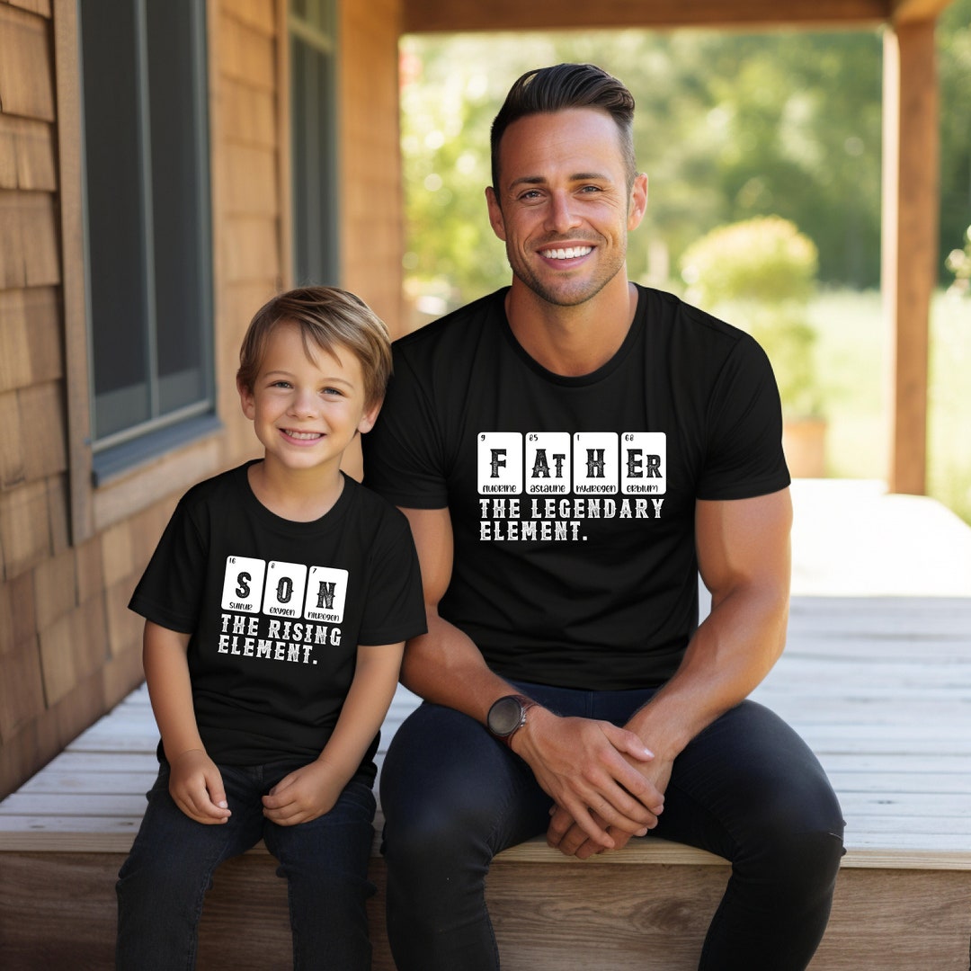 Original And Remix Fathers Day T-Shirt Son Kids Baby Matching T-Shirts Top #FD - Foto 2