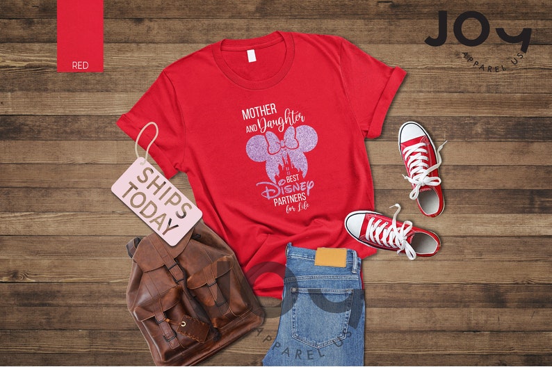 Disney Shirt Women, Mother Daughter Matching Shirt, Best Disney Trip Partners Shirt, Mother's Day Gift, Mama and Me Shirt, Disney Matching imagen 7