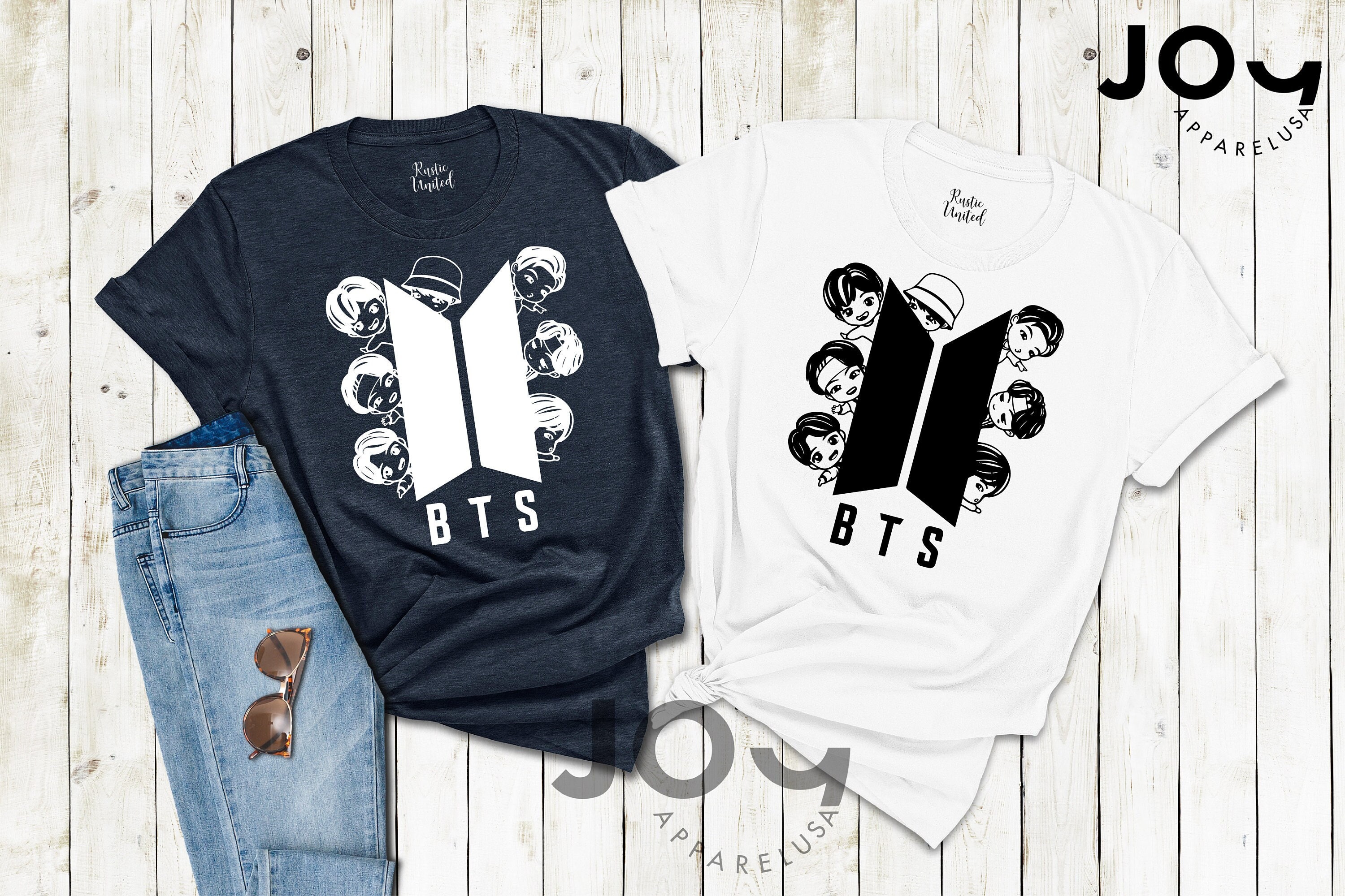 Discover BTS Bangtan Boys Group Banda KPop Camiseta para Hombre Mujer