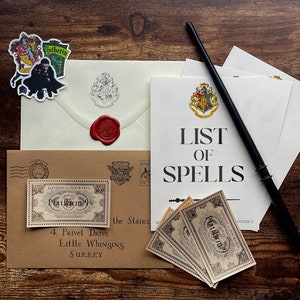 Recently made a replica Hogwarts acceptance for my girlfriend's birthday,  here's the blank template i made for you to print your own : r/harrypotter