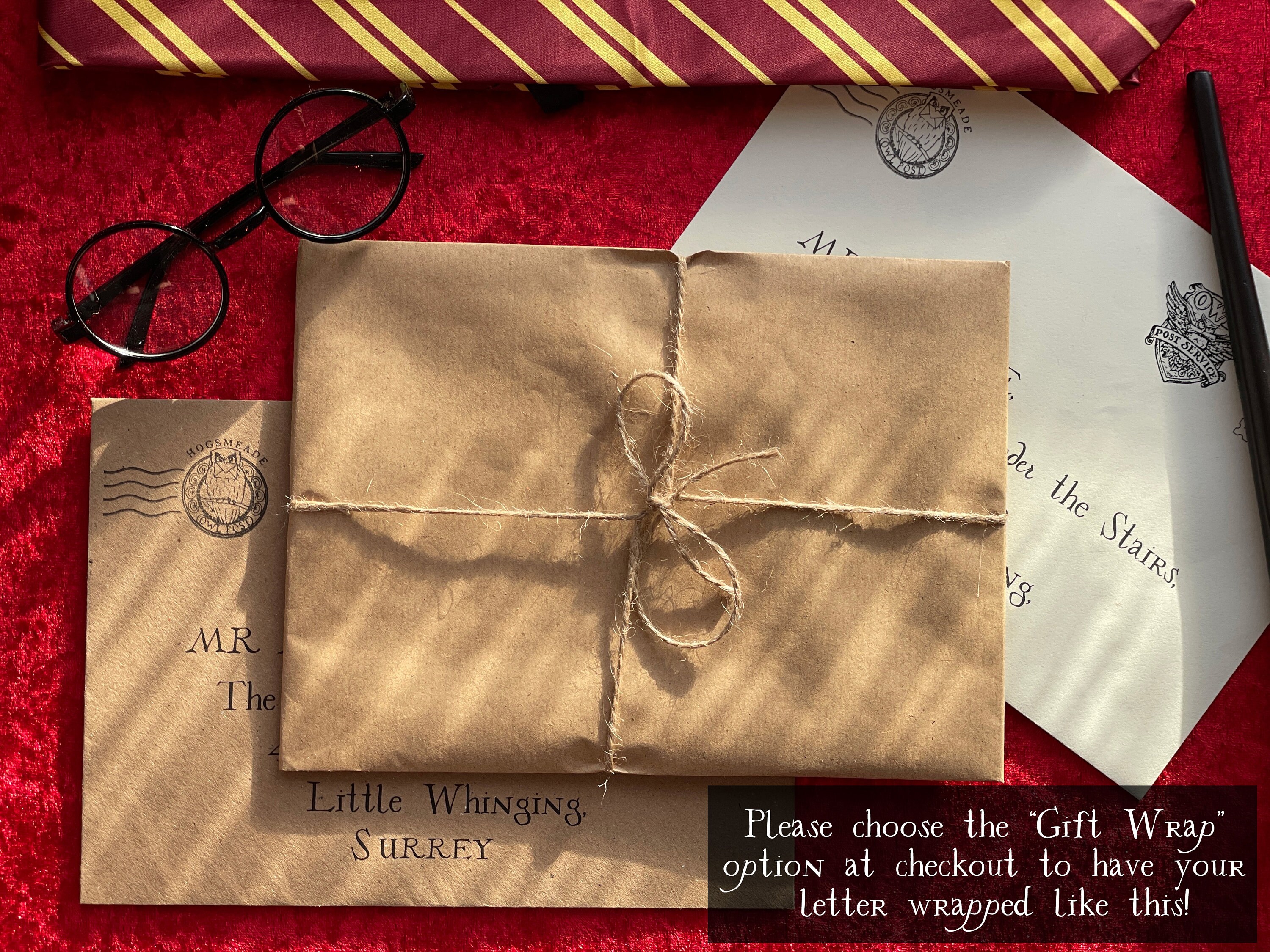 Personalised Acceptance Letter Harry Potter Gift Train Ticket Wizards