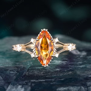Citrine marquise ring best sale