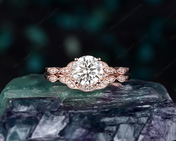 Diamantes Anillo De Compromiso Celta Anillo De Compromiso Vintage