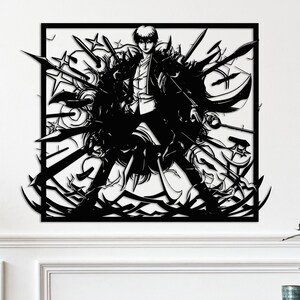 Anime Metal Wall Art Anime Wall Decor