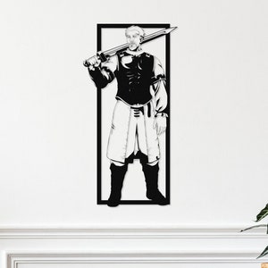 Anime Metal Wall Art Anime Wall Decor